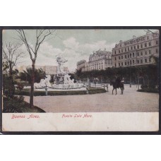 FUENTE LOLA MORA ANTIGUA TARJETA POSTAL